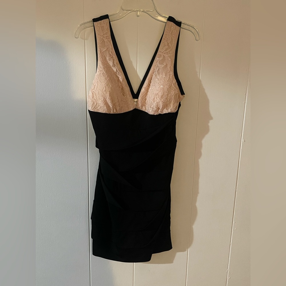 emerald sundae dress black and pink glitter top dress XL new